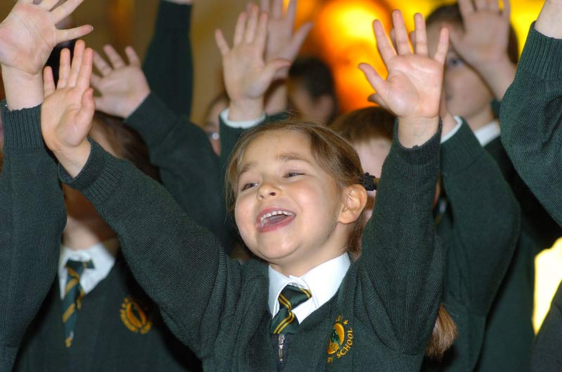 portrait photograph - School Choir.